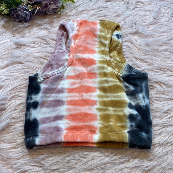 Electric & Rose Tie Dye Crop Tank sz XS - Picture 6 of 8